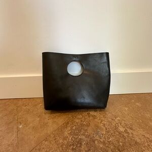 Black Leather handbag purchased at Amour Vert